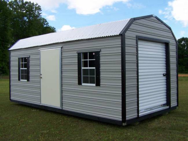 Aluminum Barn Style Shed