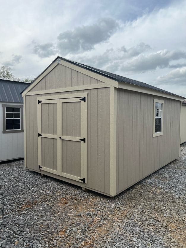Wood Building Utility Shed