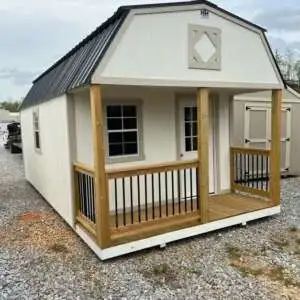 Wood Building Lofted Barn Cabin