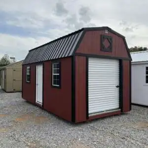 Wood Building Lofted Barn Garage