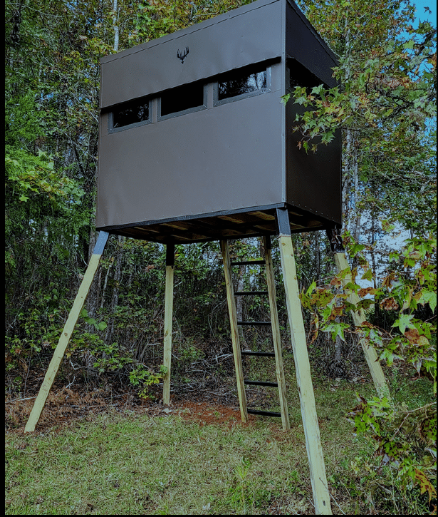 Sad Daddy Hunting Blinds 4X8 BLIND W/ 1O' ELEVATION KIT