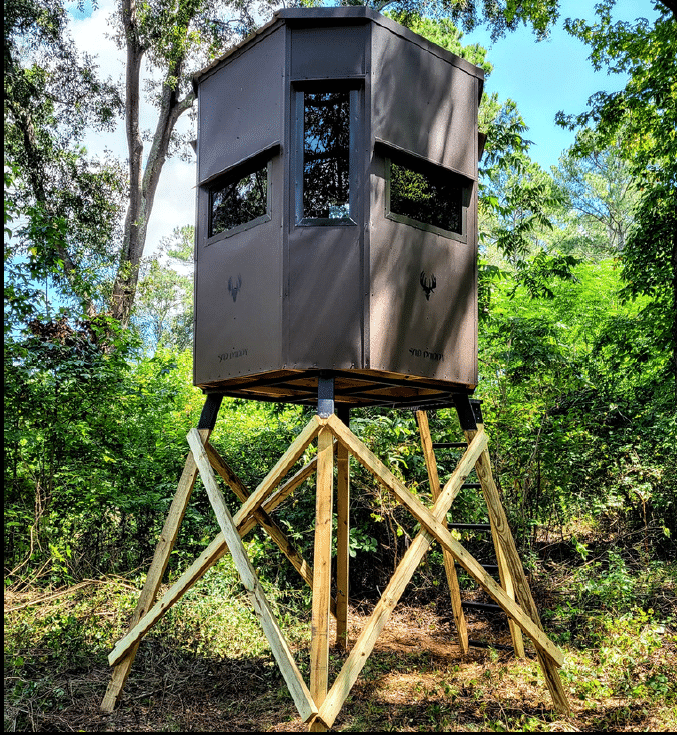 Sad Daddy Hunting Blinds 6X6 BLIND W/ 8' ELEVATION KIT