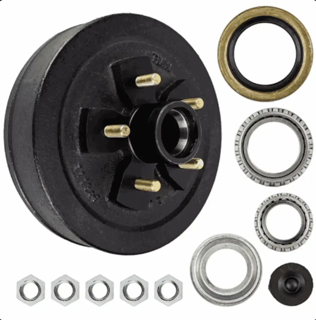 Trailer brake drum for 3500-lb