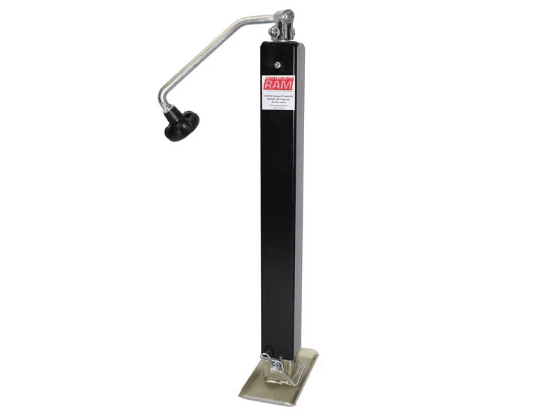 Square drop leg jack; 5000lb ca