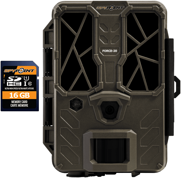 SPYPOINT FORCE-20 80 FOOT LOW GLOW BRN 20MP