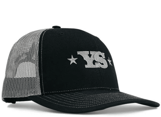 YODER SMOKERS 1030-03 YS Trucker Hat (Black / Gray)