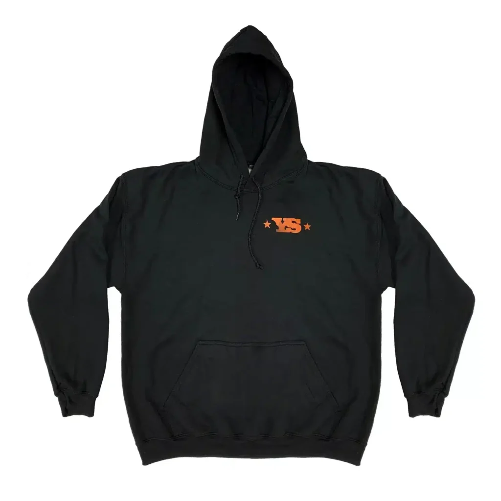 YODER SMOKERS 1004-14 YS Logo Black Hoodie