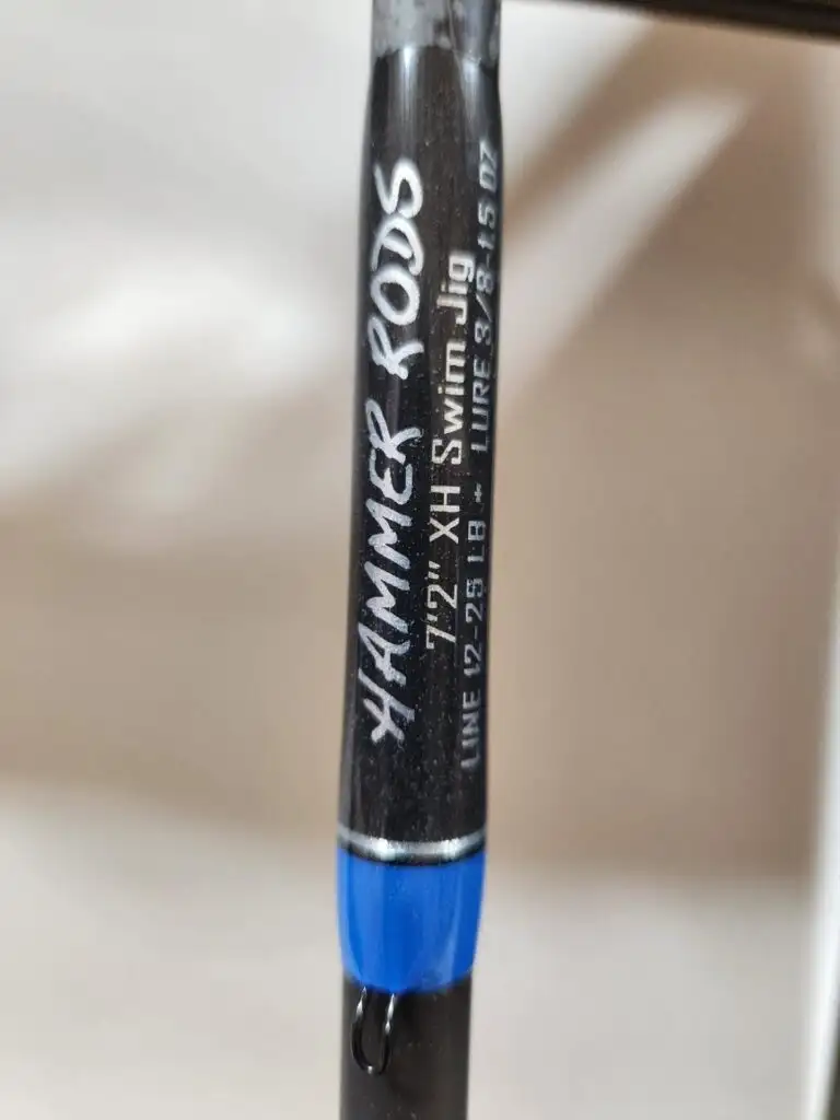 Hammer Rods HMG72SSJ Select Series 7'2" Extra Heavy - Swim Jig/Frog Rod
