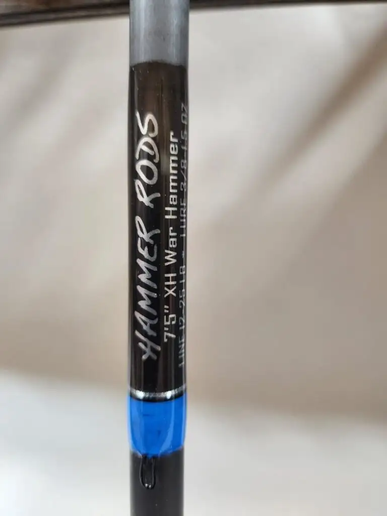 Hammer Rods HMG75SWH Select Series 7'5 War Hammer Heavy - Texas Rig/Jig Rod
