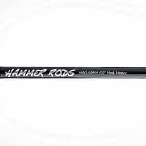 Hammer Rods HMG69MH Elite Series 6' 9" Baitcaster Micro Guide - Medium Heavy