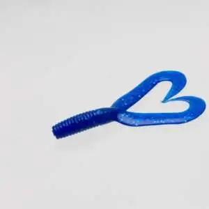 ZOOM 020-110 ZOOM Creepy Crawler Twin Tail 3" Sapphire Blue