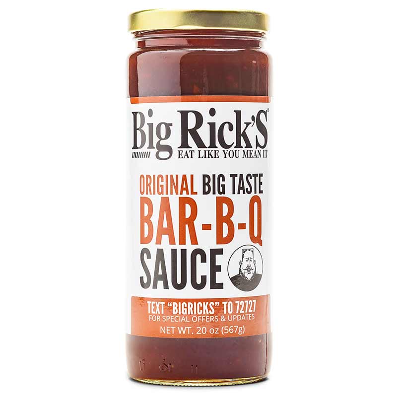 Delano 41020620 Big Rick's Original BBQ Sauce 20 oz