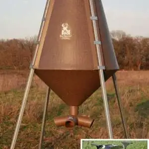 GRAVITY SYSTEM - 1200# FEEDER, 105" SQUARE LEGS***