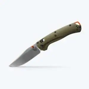Taggedout Clip-Point Knife - OD Green G10 Handle