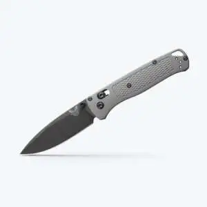 Bugout® Drop-Point Knife - Smoke Gray Grivory® Handle