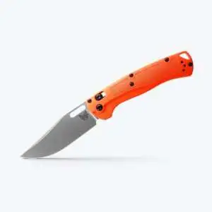 Taggedout Clip-Point Knife - Orange Grivory® Handle