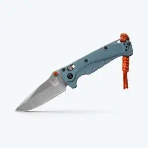 Mini Adira™ Drop-Point Knife - Depth Blue Grivory® Handle