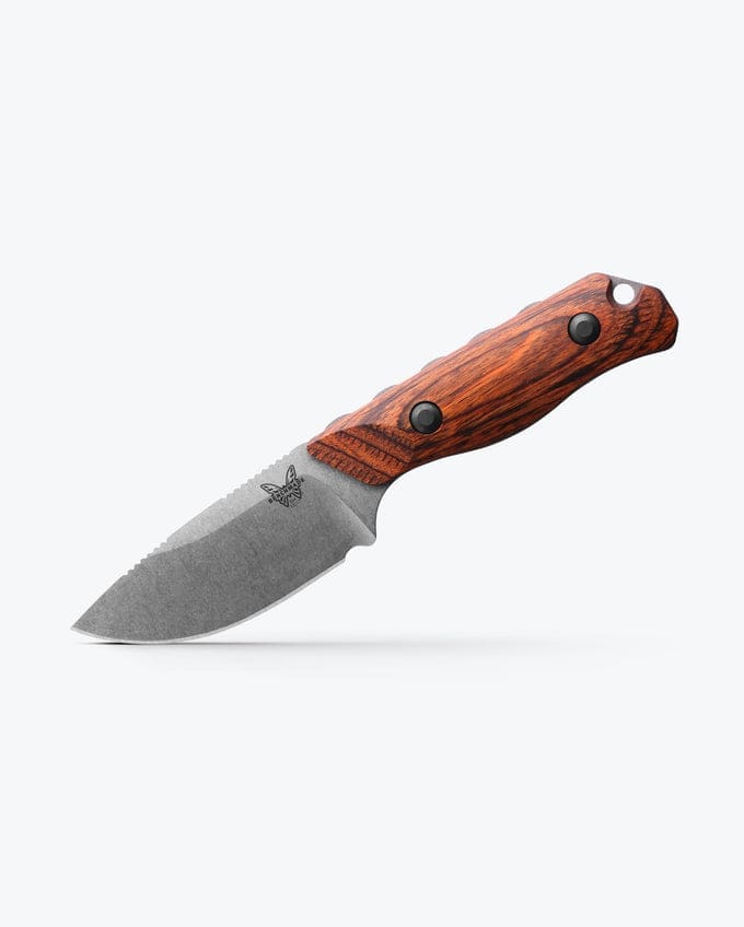 Hidden Canyon Hunter Drop-Point Knife - Stabilized Wood Handle