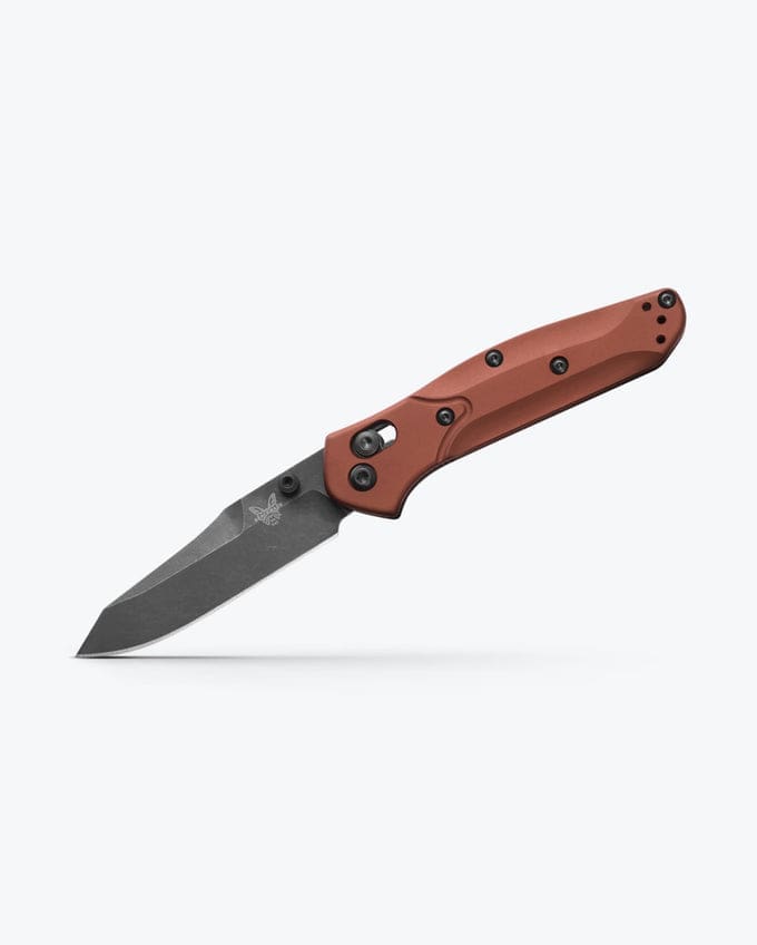 Mini Osborne Reverse Tanto Knife - Burnt Copper Aluminum