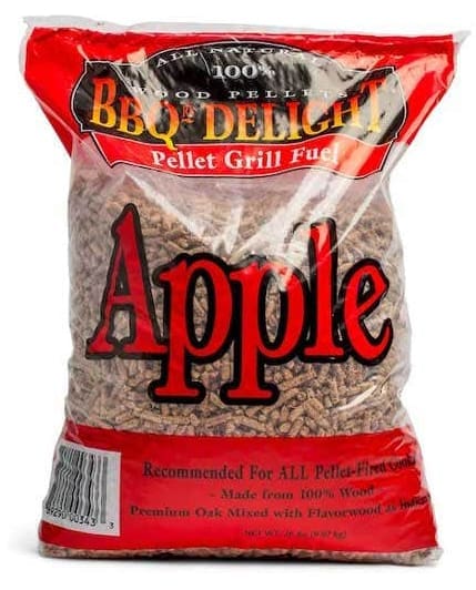 Delano 90578 BBQs Delight Apple Pellets  20 Lbs