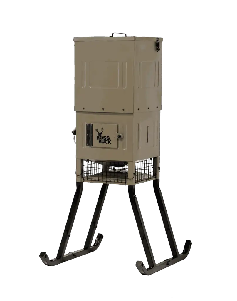 300# STAND & FILL SLED FEEDER W/ DIVERTER PLATE & SOLAR PANEL