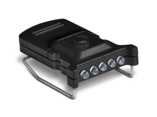 MICRO / 10 LUMEN HAT CLIP LIGHT / 5 LED BULB WHITE