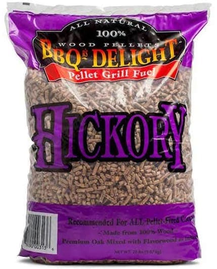 Delano 00313 BBQr's; Pellet;Hickory; 20LB