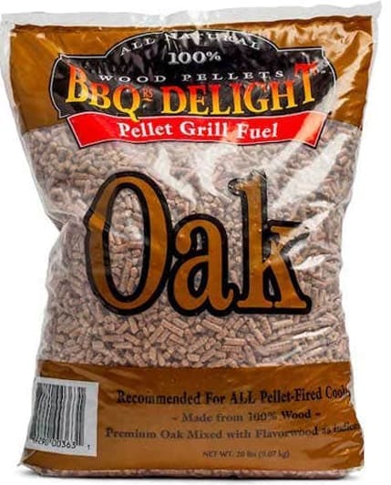 Delano 00363 BBQr's; Pellet;Oak;20LB