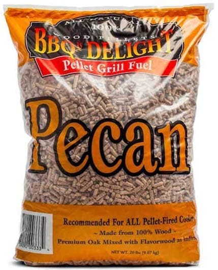 Delano 90903 BBQs Delight Pecan Pellets  20 Lbs