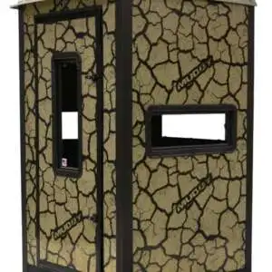 GUNNER BOX BLIND / STEEL WALL CONSTUCTION / CRACKED MUD CAMO