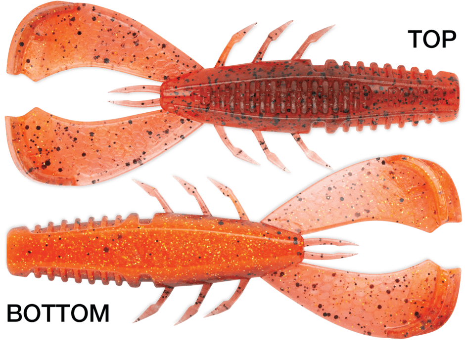 CrushCity Cleanup Craw 3 Red Craw