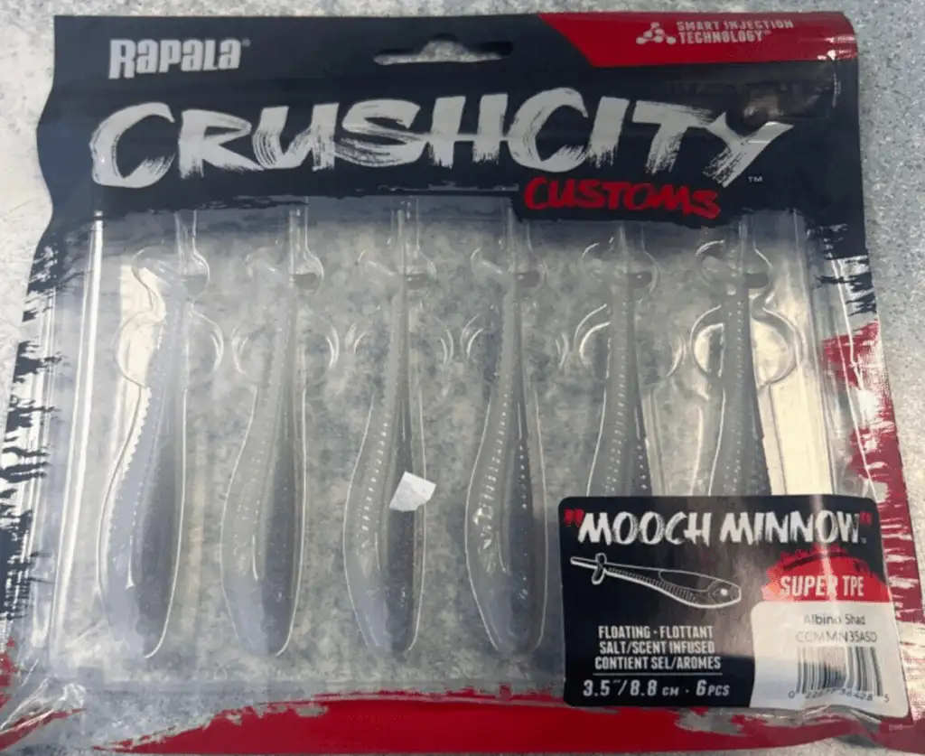 Crush City Mooch Minnow 3 Albino Shad