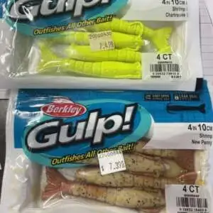 BerkleyGulp Saltwater Shrimp/Bag/New Penny