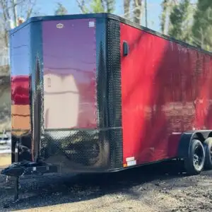 Arising 7X16TABRWBO - 7X16 TA ENCLOSED Brandy Wine w/ Black Out Package