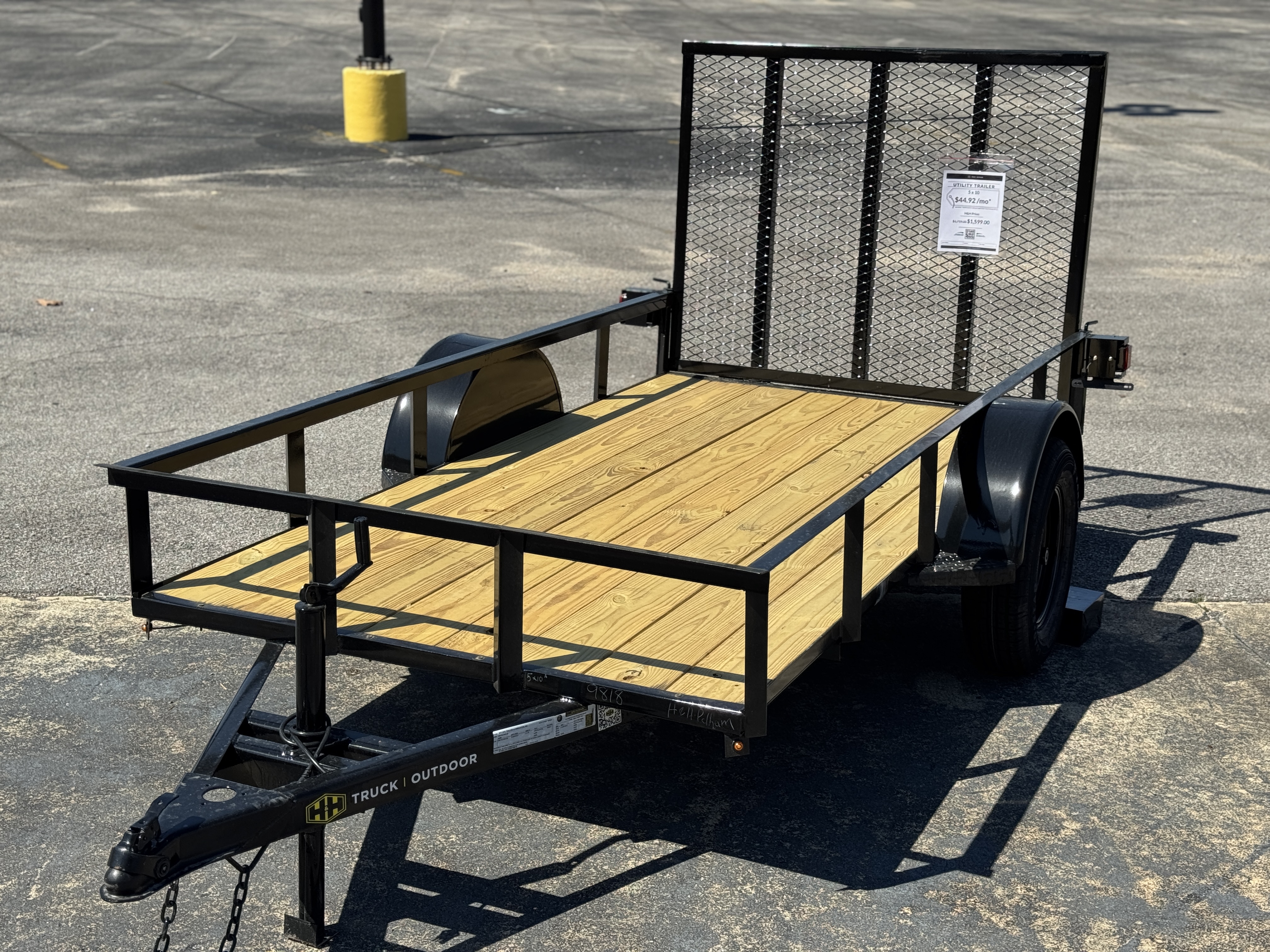 Bye-Rite 5x10 Light Duty Single Axle Utility Trailer - UL510