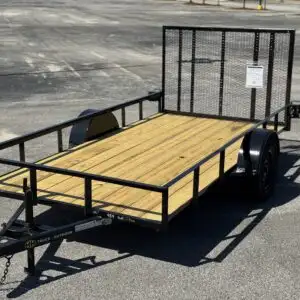Bye-Rite 6x12 Light Duty Single Axle Utility Trailer w/ 2' Mesh Sides - UL612MS2