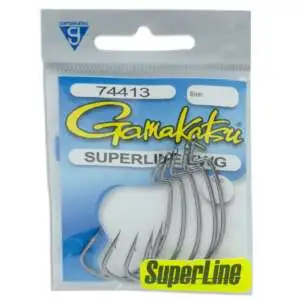 Gamakatsu 74413 Worm Superline Extra Wide Gap (EWG)