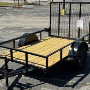Bye-Rite 5x8 Light Duty Single Axle Utility Trailer w/ 1 foot Mesh Sides - UL508MS1