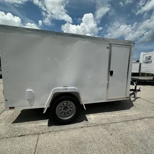 Arising ARI5x10EKOWHT - Eko White Single Axle Enclosed Trailer